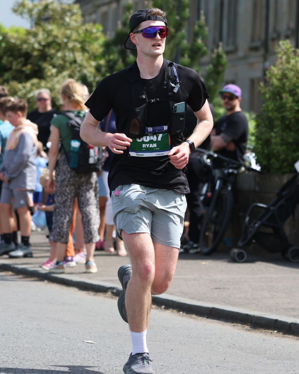 Ryan running a marathon